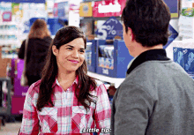 Superstore Amy Sosa GIF - Superstore Amy Sosa Little Tip GIFs