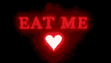 Eat Me Love GIF - Eat Me Love Heart GIFs