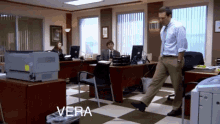 Vera The Office Trash Kicked By Andy Andy Kick GIF - Vera The Office Trash Kicked By Andy Vera The Office GIFs