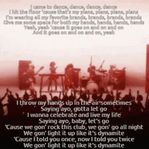 lyrics to i throw my hands up in the air sometimes