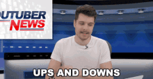 Ups And Downs Benedict Townsend GIF - Ups And Downs Benedict Townsend Youtuber News GIFs