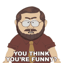 you think youre funny mr adams south park s15e14 the poor kid