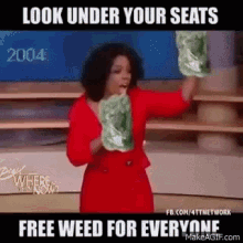 oprah free weeds seats