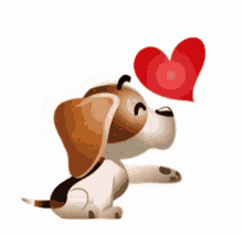 Dog Heart GIF - Dog Heart Blow Kiss GIFs