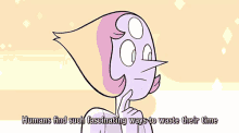 Steven Universe Pearl GIF - Steven Universe Pearl Fascinating Ways To Waste Their Time GIFs