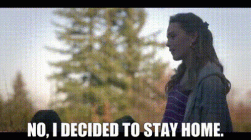 The Haunting Of Bly Manor Dani Clayton GIF - The Haunting Of Bly Manor Dani Clayton No I Decided To Stay Home GIFs