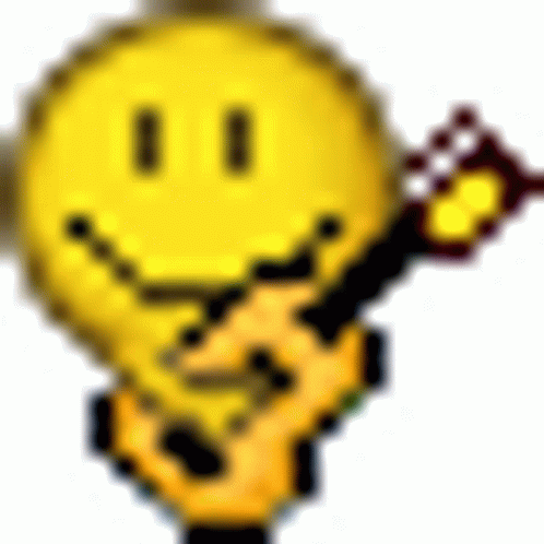Guitar Happy Sticker - Guitar Happy Smiley - Discover & Share GIFs