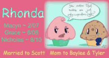 rhonda cupcake sad