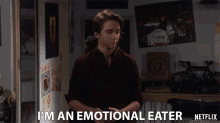 Im An Emotional Eater Michael Campion GIF - Im An Emotional Eater Michael Campion Jackson Fuller GIFs