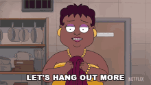 Lets Hang Out More Opal Lowry GIF - Lets Hang Out More Opal Lowry Hoops GIFs