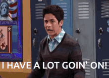 David Henrie Wizards Of Waverly Place GIF - David Henrie Wizards Of Waverly Place I Have A Lot Going On GIFs
