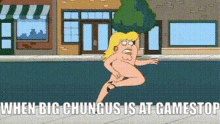 Big Chungus Running GIF - Big Chungus Running Peter Griffin GIFs