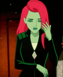 Poison Ivy Facepalm GIF - Poison Ivy Facepalm Annoyed GIFs
