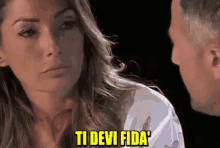 Temptation Island Ida E Riccardo Ti Devi Fidare Ti Devi Fidà Fidati GIF - Trust Me You Have To Trust Me Italian Reality Show GIFs