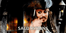 Johnn Depp Hi GIF - Johnn Depp Hi Captain Jack Sparrow GIFs