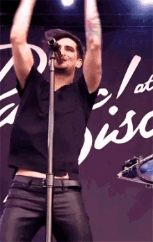 Brendon Urie Singing GIF - Brendon Urie Singing Panic At The Disco GIFs