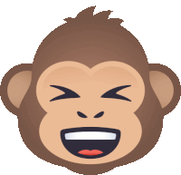Laughing Monkey Joypixels Sticker - Laughing Monkey Monkey Joypixels Stickers