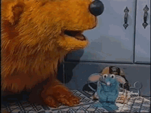 Tutter Bear In The Big Blue House GIF - Tutter Bear In The Big Blue House Bear GIFs