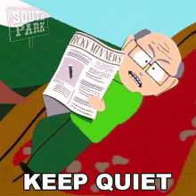 Keep Quiet Herbert Garrison GIF - Keep Quiet Herbert Garrison South Park GIFs