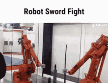 katana robot sword fight robot fight