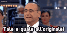 Carlo Conti Tale E Quale GIF - Carlo Conti Tale E Quale Tale E Quale Show GIFs