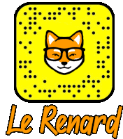 Le Renard Renard Sticker - Le Renard Renard Renard Snapcode Stickers