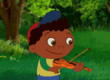 Little Einsteins Violin GIF - Little Einsteins Violin Playing GIFs
