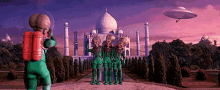 火星人　映画　破壊 GIF - Taj Mahal Martians Mars Attacks GIFs