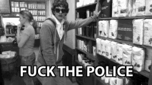 He'S Outrageous GIF - Fuck The Police Coffee Starbucks GIFs