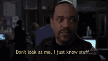 Ice T All Knowing GIF - Ice T All Knowing Stuff GIFs