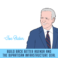 Build Back Better Build Back Better Agenda Sticker - Build Back Better Build Back Better Agenda Bipartisan Stickers