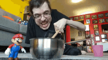 Mixing Ricky Berwick GIF - Mixing Ricky Berwick Making Mario A Cake GIFs