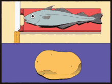 Cartoon Fish And Chips GIF - Cartoon Fish And Chips Fish GIFs