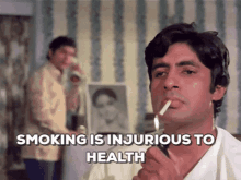 Smoking Amitabh GIF - Smoking Amitabh Asrani GIFs