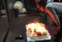 Birthday Birthday Cake GIF - Birthday Birthday Cake Candle Blow GIFs