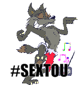 Wolftips Sextou Sticker - Wolftips Sextou Stickers