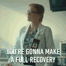 Youre Gonna Make A Full Recovery Jessica Chastain GIF - Youre Gonna Make A Full Recovery Jessica Chastain Saturday Night Live GIFs