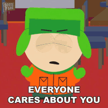 Everyone Cares About You Kyle Broflovski GIF - Everyone Cares About You Kyle Broflovski South Park GIFs