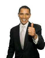 Barack Obama Barack Hussein Obama Ii Sticker - Barack Obama Barack Hussein Obama Ii Thumbs Up Stickers