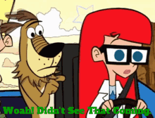 Johnny Test Susan Test GIF - Johnny Test Susan Test Woah Didnt See That Coming GIFs