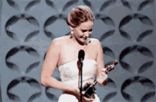 Oh My Gosh, I Won An Award! GIF - Jennifer Lawrence Emmy Award Happy GIFs