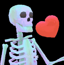 Skeleton Hearts GIF - Skeleton Hearts Heart GIFs