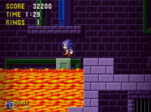 Marble Zone Sonic The Hedgehog GIF - Marble Zone Sonic The Hedgehog Sega GIFs