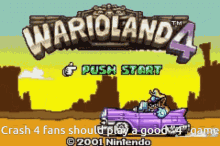 Wario Land4 Game Boy Advance GIF - Wario Land4 Wario Game Boy Advance GIFs