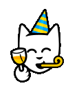 Celebrate Party Sticker - Celebrate Party Cat Stickers