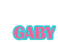 Gabriela Gaby Sticker - Gabriela Gaby Pink Stickers