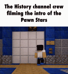 Herobrine Pawn Stars Pawnstars Elevator History Channel Film Filming Intro GIF - Herobrine Pawn Stars Pawnstars Elevator History Channel Film Filming Intro GIFs