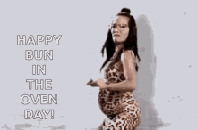 mom mothers day pregnant dance happy bun in the oven day