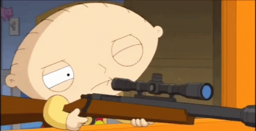 Stewie Griffin With A Gun