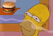 homer burger burger king the simpsons